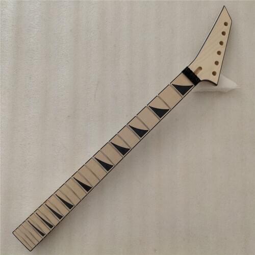 Unfinished Left Hand Maple Guitar Neck 24 Fret For Jackson Style Maple Fingerboard