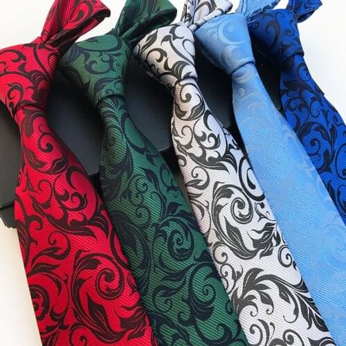 New 8cm Men Classic Big Flower Neck Ties for Men Casual Suits Tie Christmas Pattern Gravatas Mens Neckties for Business Wedding