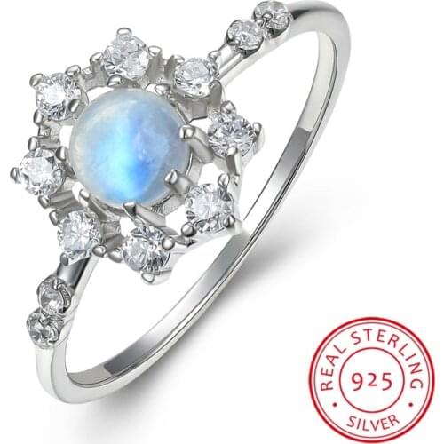 OPALead Women's Silver Rings