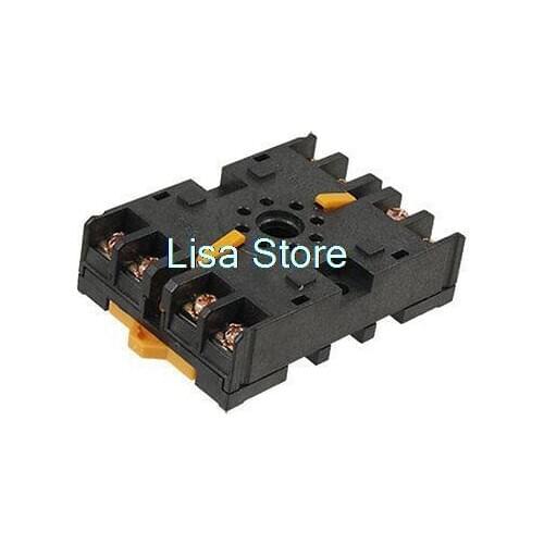 P2CF-08 AC 250V 10A Screw Terminal 8 Pin Plug In Power Relay Socket