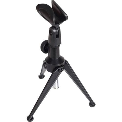 Portable Desktop Adjustable Microphone Tripod Bracket Mic Stand Mount Holder