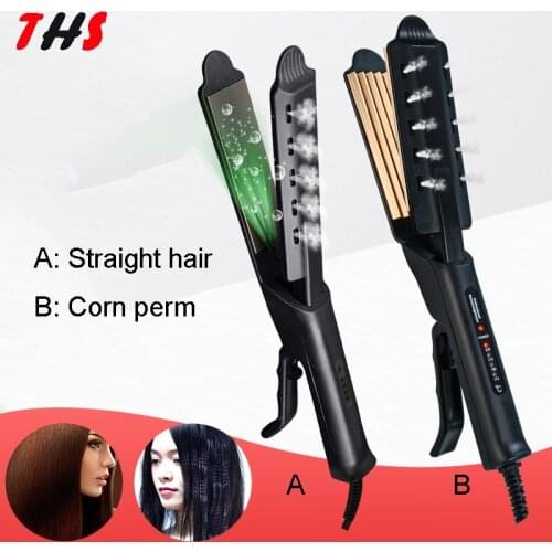 Straight hair splint barber shop special large straight clip Lili large hair ironing board hairdresser corn perm inner buckle