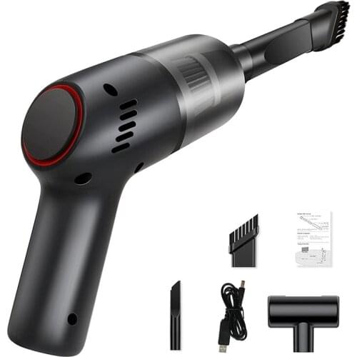 Handheld Vacuums, Car Vacuum Cleaner With Powerful Suction, 120W Rechargeable Car Vacuum Cleaner, 8000PA Hand Vacuum