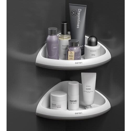 Corner Bathroom Storage Rack Shampoo and Cosmetic Storage Rack Shower Shelf Wall on the Wall Kitchen Organizer Shelves Racks for
