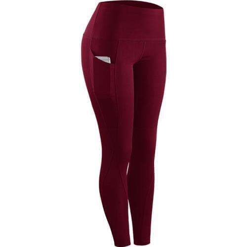 OIONINOS Women Stretch Sportswear Pants With Pocket Women Compression Skinny Fitness Leggings