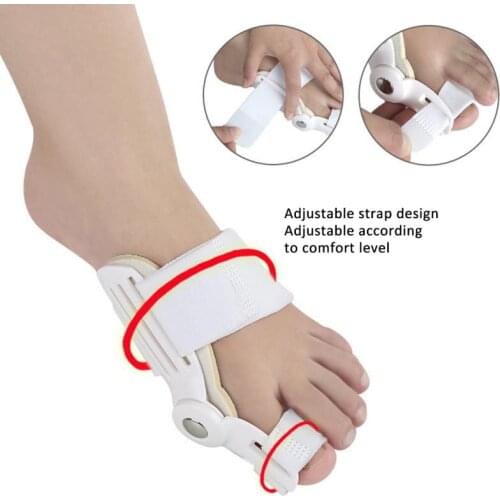 Hallux Valgus Corrector Big Toe Separator Bunion Corrector Orthopedic Stretcher Bone Thumb Adjuster Feet Care Tool Nylon 1 Pcs
