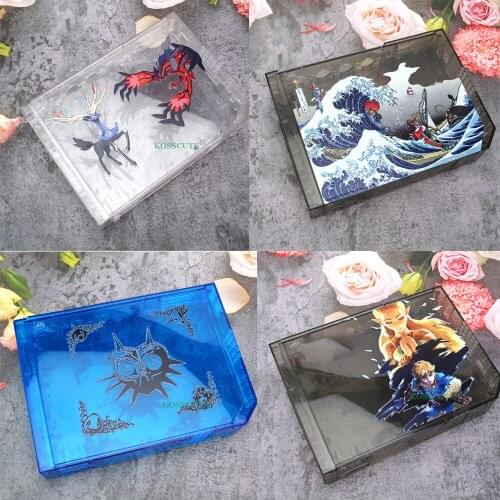 2021 transparent color full set Housing Case Cover Replacement for Wii accessories Game Console with retail package