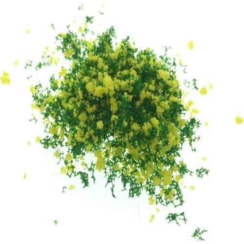 250g Architecture Model Tree Powder Yellow Green For HO Train Building Miniature DIY Scene Making Material