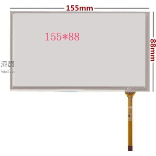 6.2 inch touch screen HSD062IDW1 touch screen DVD car audio navigation screen handwriting 155*88