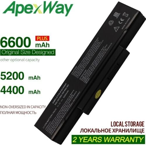 ApexWay SQU-528 SQU-529 Laptop Battery For LG/Asus EB500 ED500 M740BAT-6 M660BAT-6 M660NBAT-6 SQU-524 718 BTY-M66 M68