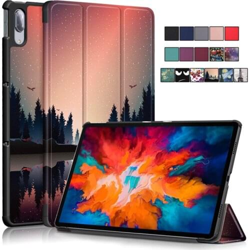 Tablet Funda For Lenovo P11 Case Painted Leather Magnetic Case For Coque Lenovo Xiaoxin Pad Pro 2021 Case For Lenovo Tab P11 Pro
