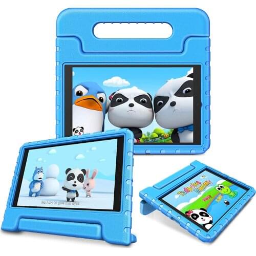 Kids EVA Soft Foam Durable Rugged Shockproof Handle Kickstand Cover Case for Walmart onn. 8"inch Pro(100003561) 2020 Released