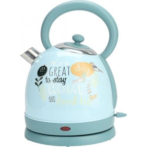 1.7L Large Capacity Electric Kettle Beautiful Pattern Electric Kettle Hot Water Heating Water Kettle 220-240V 1850-2200W