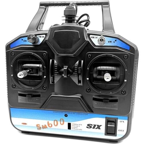 FLYSKY FS-SM600 SM600 6CH RC Simulator Transmitter RC USB Flight Simulator Cables for G7 G6 G5.5 G5 PH5.0 Airplane RC Drone