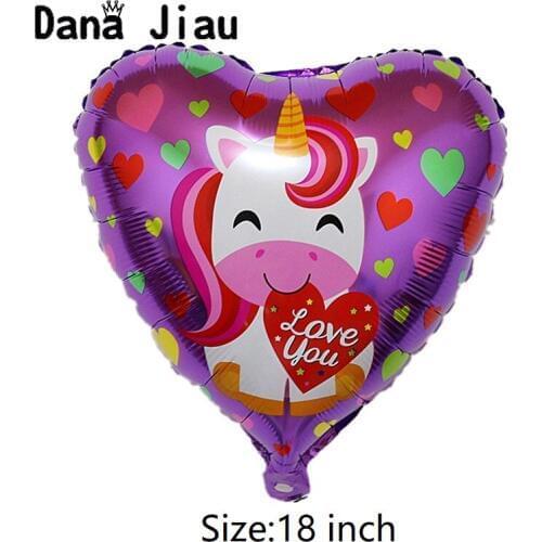 Lovely Alpacas Foil Balloons red heart Valentines Day ball Baby Shower Childrens Birthday Zoo animal theme Party Decoration