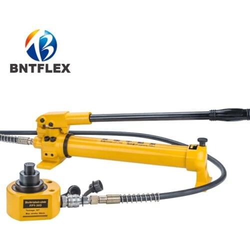 Hydraulic cylinder multi-section jack FPY-30D hydraulic jack pump with CP-700 hydraulic pump