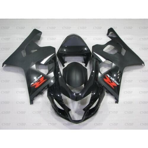 GSXR 750 2004 - 2005 K4 Fairings GSXR600 04 Fairing GSX R 600 2005 Matter Black glossy Black Full Body Kits