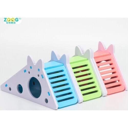 Juguetes Hamster Ruso Juguete Hamster Speeltjes Cavia Speelgoed Hideout House With Ladder Slide For Guinea Pig Luxury Cage