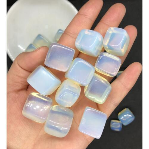 Wholesale 50g Natural Cube Opal Crystals Quartz Gravel Stone Minerals Specimen Stones and Crystals