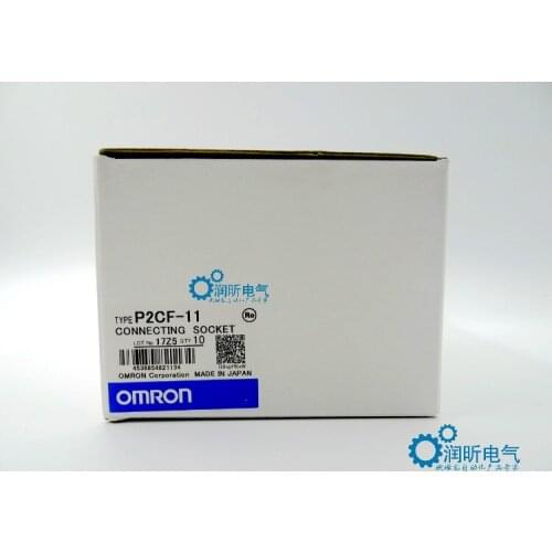 2 pieces of Authentic Omron original brand new genuine P2CF-11 round 11 feet imported genuine