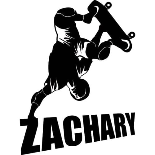 Roller Skating Skate Named Sticker Skateboard Sports Decal Kids Room Posters Vinyl Pegatina Decor Mural Wall Decals Sticker