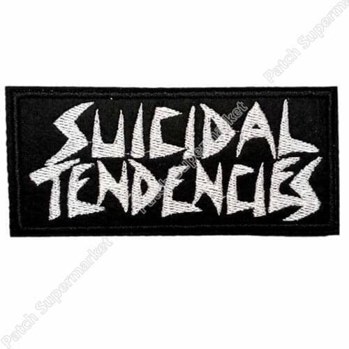 SUICIDAL TENDENCIES SACRED REICH MOD SOD DRI Metal Music Band IRON On Patch TRANSFER MOTIF APPLIQUE Rock Punk Badge NC