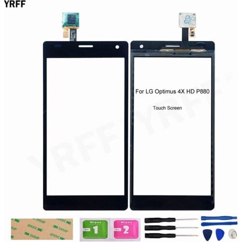 Touch Sensor Panel For LG Optimus 4X HD P880 Touch Screen Digitizer Glass Panel Repair Part