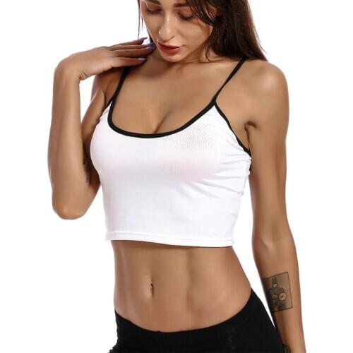Sports bra yoga sports top women running gym fitness underwear shoulder strap sports vest