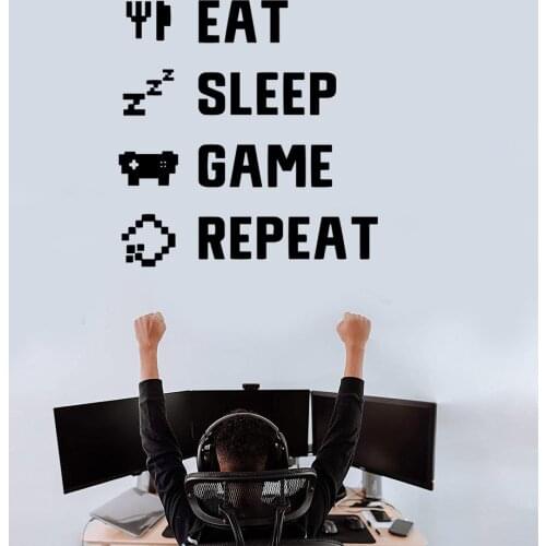 Beauty game Environmental Protection Vinyl Stickers For Living Room Kids Room Background Wall Art Decal Drop Shipping