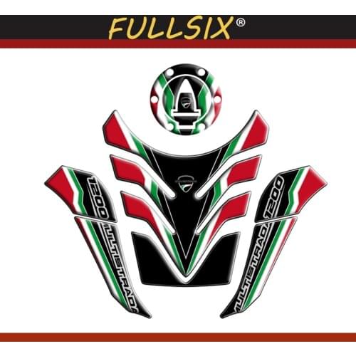 3D tank pad protection Sticker for DUCATI MULTISTRADA 1200/S 1260 PIKES PEAK MTS 1200 MTS 1260 fuel tank pad decorative Sticker
