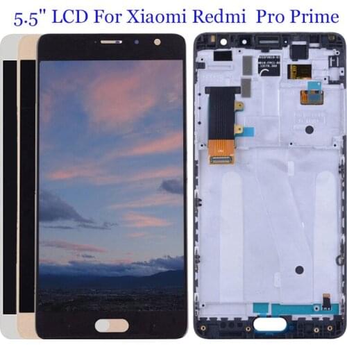 5.5'' LCD For Xiaomi Redmi / Hongmi Pro Prime Lcd Display Touch Screen Digitizer Assembly Repair Part With Frame + Free Tools