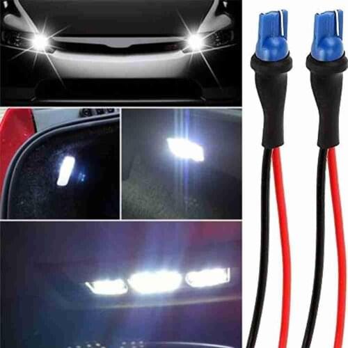 1pcs T10 Socket Holders Male T10 Car Headlight Assembly Male Socket Plug Adapter Extended Wire Connector Automobile Accessories