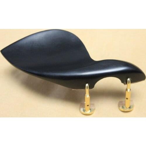 1pcs high quality ebony violin chinrest 4/4 with clamp