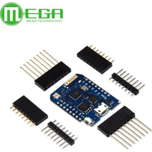 1pcs WeMos D1 Mini ESP8266 WIFI Module Board Pro 16M Bytes External Antenna Contor ESP8266 WIFI IOT Development Board
