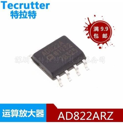 10pcs/lot AD822 AD822AR AD822A AD822ARZ Chip SOP8 Operational Amplifier New