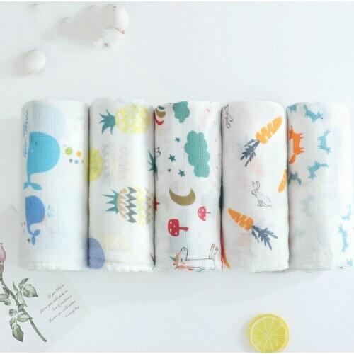 120*110cm Double Layer Bamboo Fiber Cotton Baby Bath Towel Men and Women Baby Towel Newborn Swaddle Towel Cotton Wrapped Child C