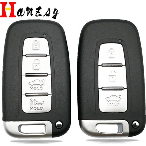 3/4 Buttons Smart key Case For hyundai IX35 Sonata 8 Kia K5 K2 Forte Sportage Replacement Car Remote key shell Cover Fob