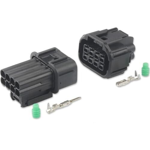 8 Pin/Way Male Waterproof Connector LED Headlight Speaker Plug For Honda Civic Odyssey XRV VEZEL 6181-6850 6189-7423