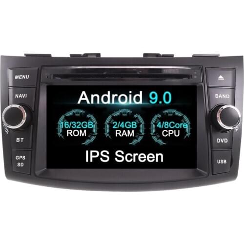 Android 9.0 Car Stereo DVD Player GPS Navigation Radio For Suzuki Swift 2011 2012 2013 2014+Radio Auto Multimedia Player