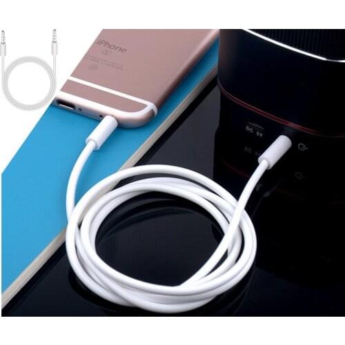 New 4 Pole 1m 3.5mm Male Record Car Aux Audio Cord Headphone Connect Cable Stereo Sound Audio Cables Automotive AUX Interface