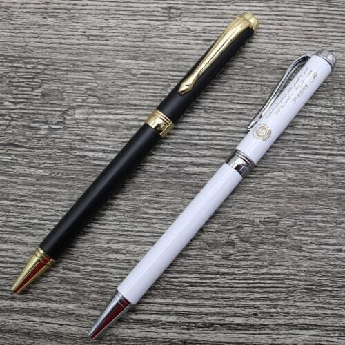 Free shipping 500pcs/lot customized logo metal pen; promotional ballpoint pen; writing pen MP18