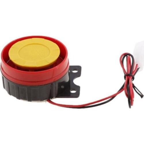 Safety Security Accessories Universal DC 12V Motorcycle Car ATV Raid Air Siren Small Electric Horn Alarm Brake Rotor Locks