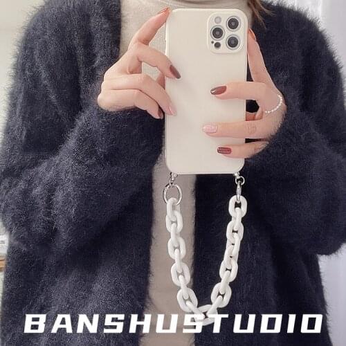 Bracelet Phone Cases white Chain Soft Back Cover For iPhone 11 12 mini Pro Max 8 7 6 6s Plus Xr XsMax X Xs SE 2020