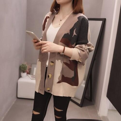 Cardigan Long WomenS Oversize Sweater Fashion Winter Clothes For Fall Women 2020 Knitted Korean Female Ladies D0557