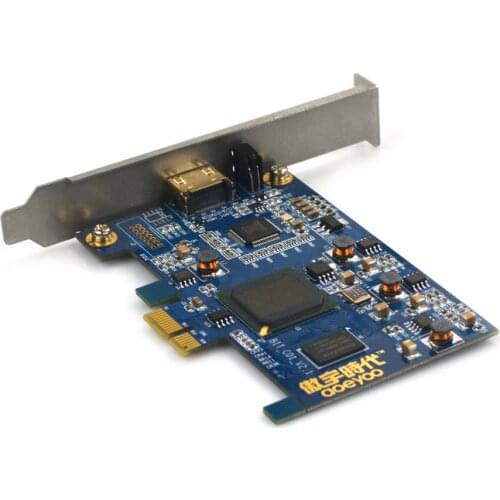 PCI-E HD video capture card HD capture card DNF game computer recording capture live Super clear picture quality 1080P