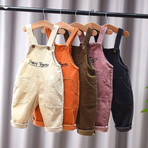 IENENS Kids Girl Boy Casual Jeans Overalls Trousers Toddler Infant Boys Denim Dungarees Children Catoons Jumpsuit Bottoms 1-3Y