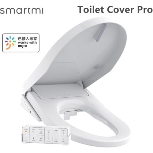 Smartmi Toilet Cover Pro Seat Lid Electric Automatic Induction Bidet Work with Mijia Remote Control 1200W 220V Deodorant