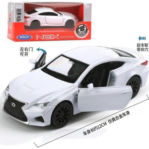 Die Cast Car Models Toys for Chldren Door Openable 1:36 Alloy Auto Vehicle Mobile Sports Car mkd Lexus RC F