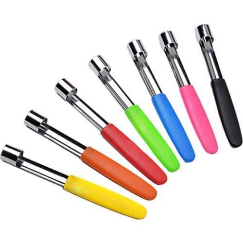 New Steel Easy Twist Core Seed Remover Fruit Apple Corer Pitter Seeder Kitchen Tool 5982