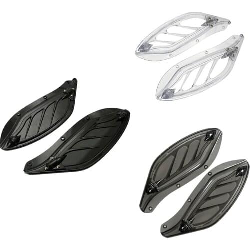 Motorcycle Adjustable Side Wings Windshield Air Deflector Fairing for Universal 1996-2013